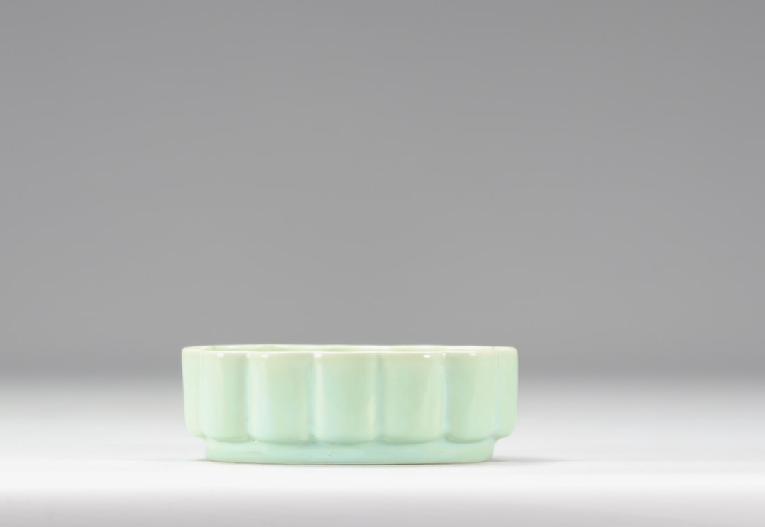 VILLEROY & BOCH Septfontaines, Green earthenware vase (1 of 2)