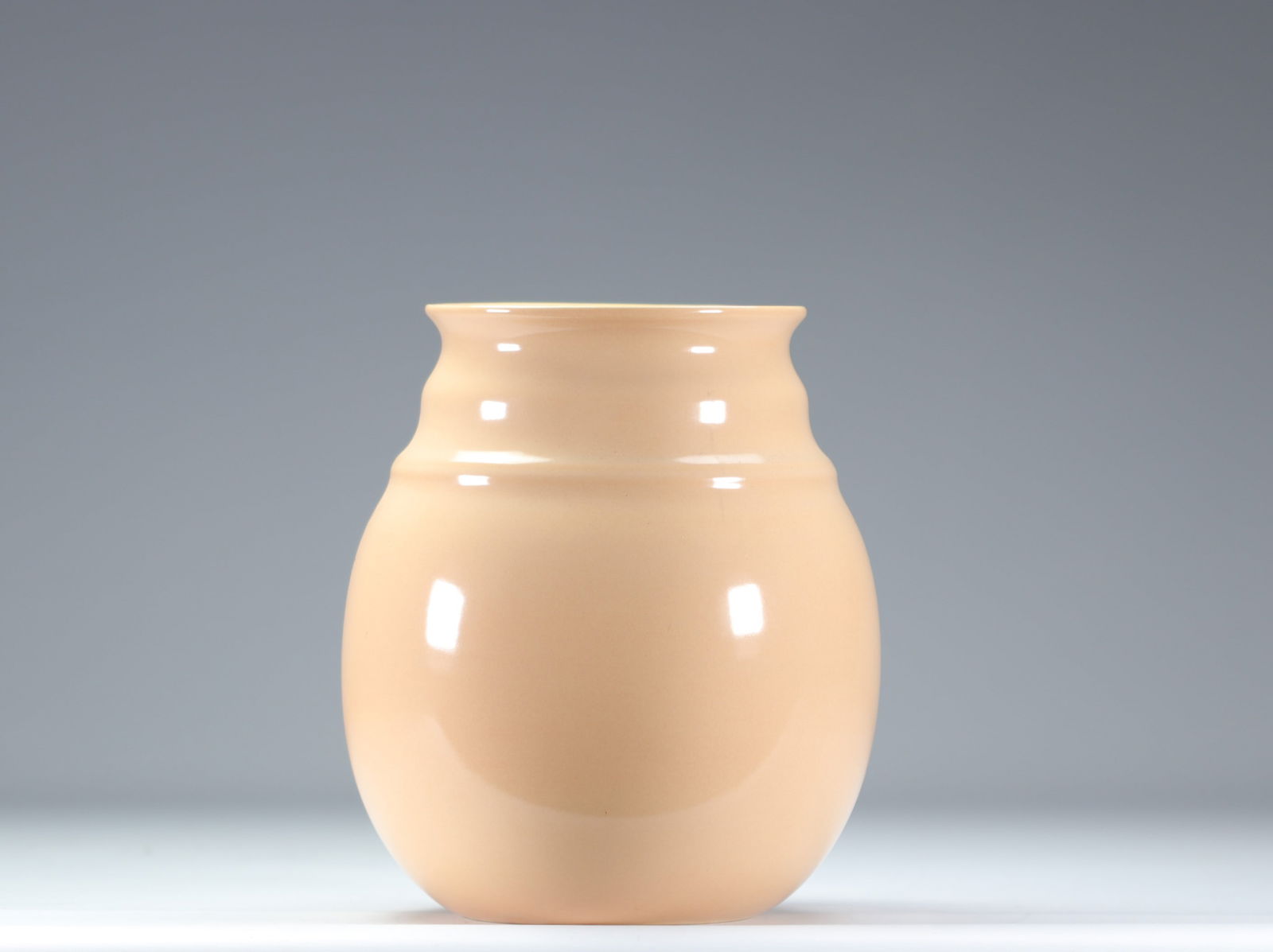 VILLEROY & BOCH Septfontaines, beige earthenware vase (1 of 3)