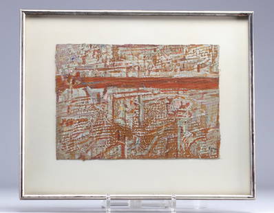 Szenes ARPAD (1897 - 1985) - Autumn - Paris 1967: Arpad Szenes (1897-1985) was a Hungarian painter, best known for his contributions to abstract and surrealist art. He moved to Paris in the 1920s and became associated with the Surrealist movement, co