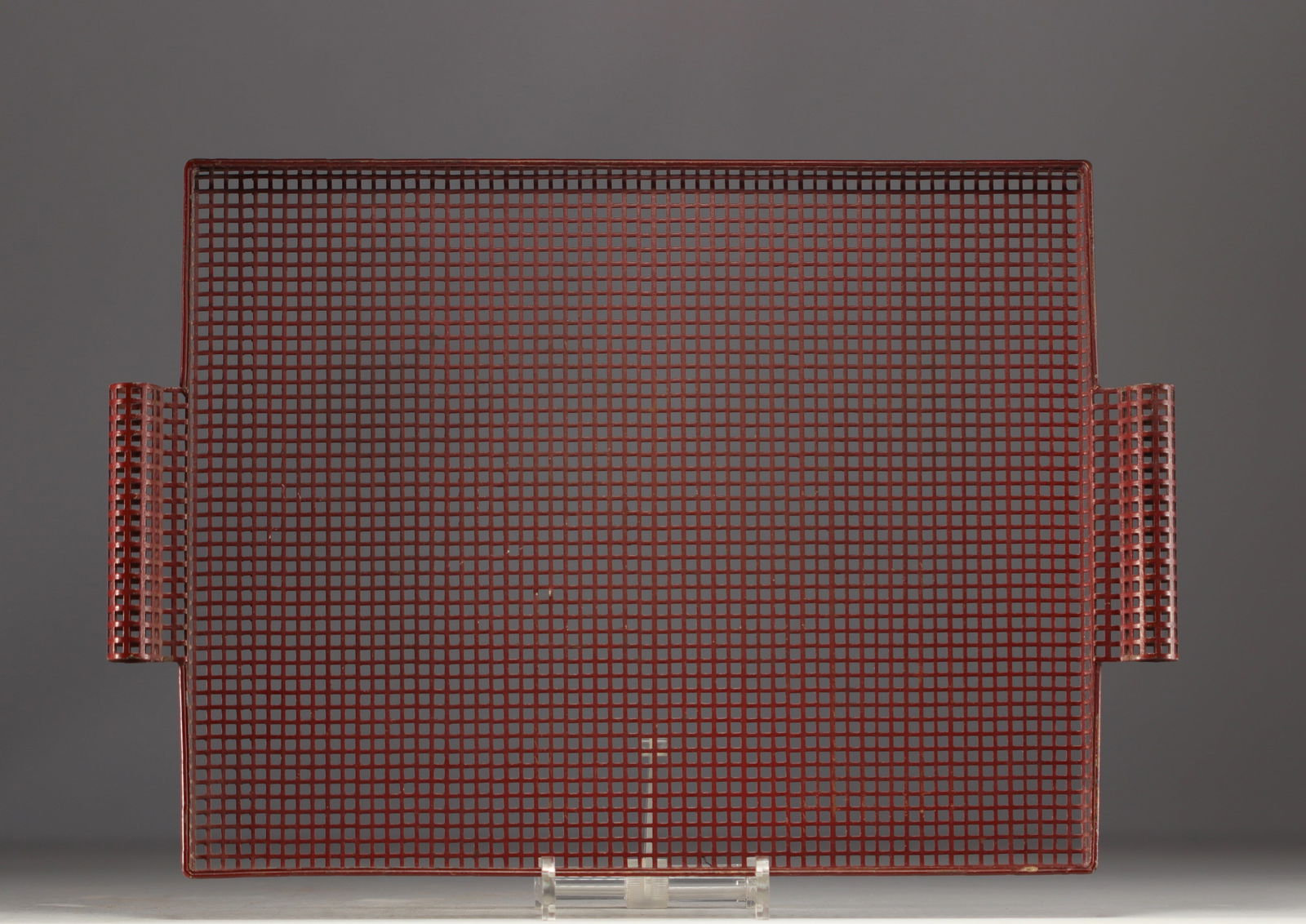 Joseph HOFFMANN (1870-1956) in the style of - Openwork metal tray. (1 of 2)