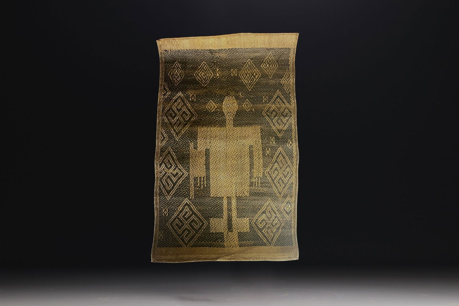 Kongo dignitary carpet ca 1900- Rep. Dem. Congo (1 of 1)