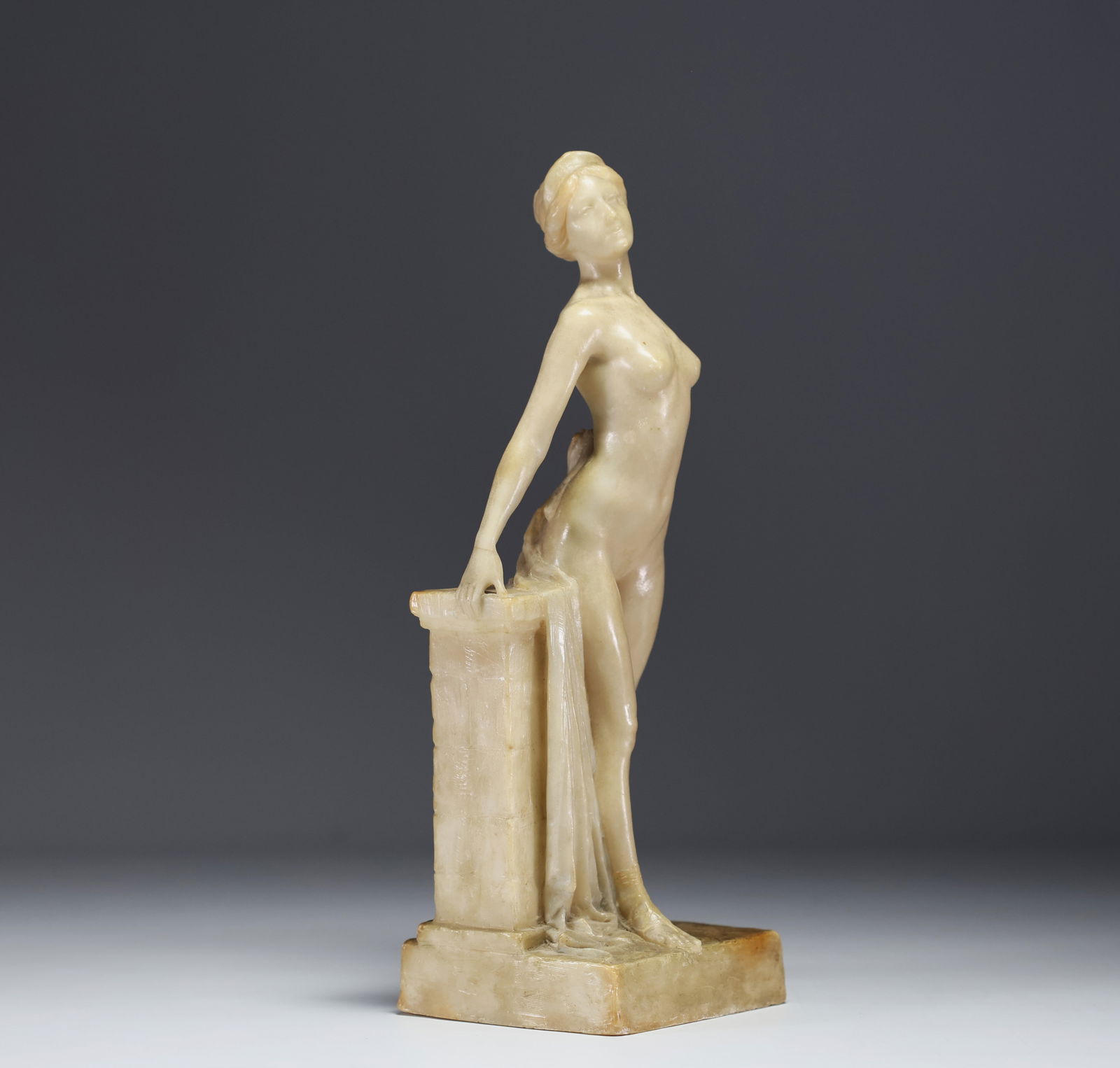 Joseph CORMIER dit Joe DESCOMPS (1869-1950) "Beaute nue" Wax sculpture project, signed. (1 of 6)