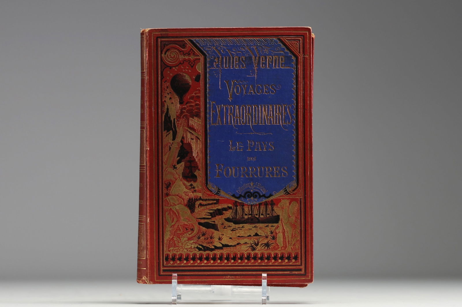 Jules VERNE (1828-1905) "Le Pays des Fourrures" Illustrations by Ferat and Beaurepaire, Paris (1 of 3)