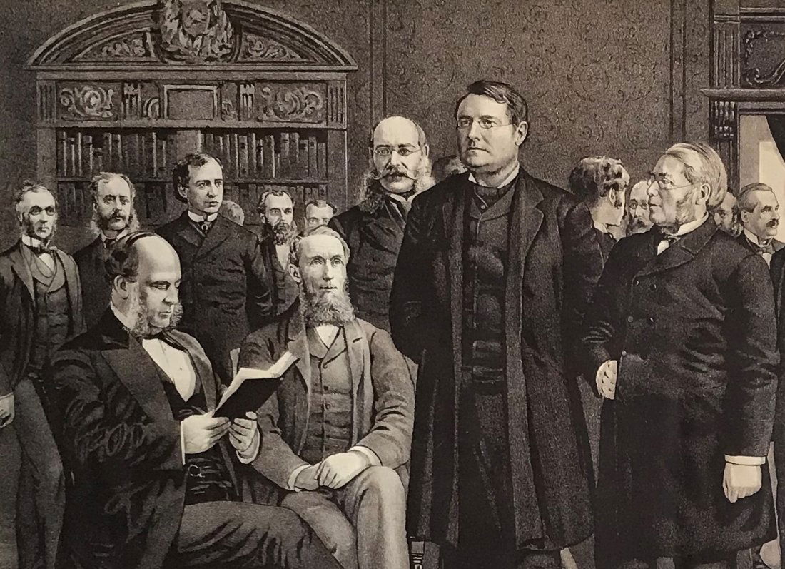 A Rare Canadian Parliament Gathering Print (1 of 8)