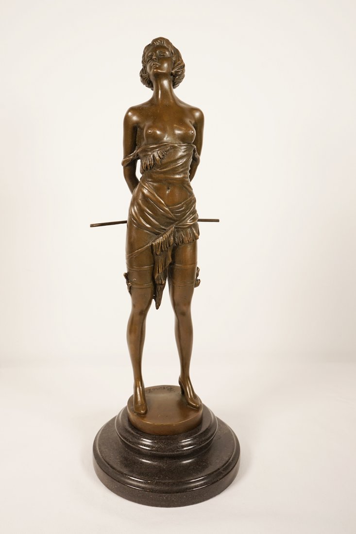 Bruno Zach Signed Figurative Bronze Statue (1 of 8)