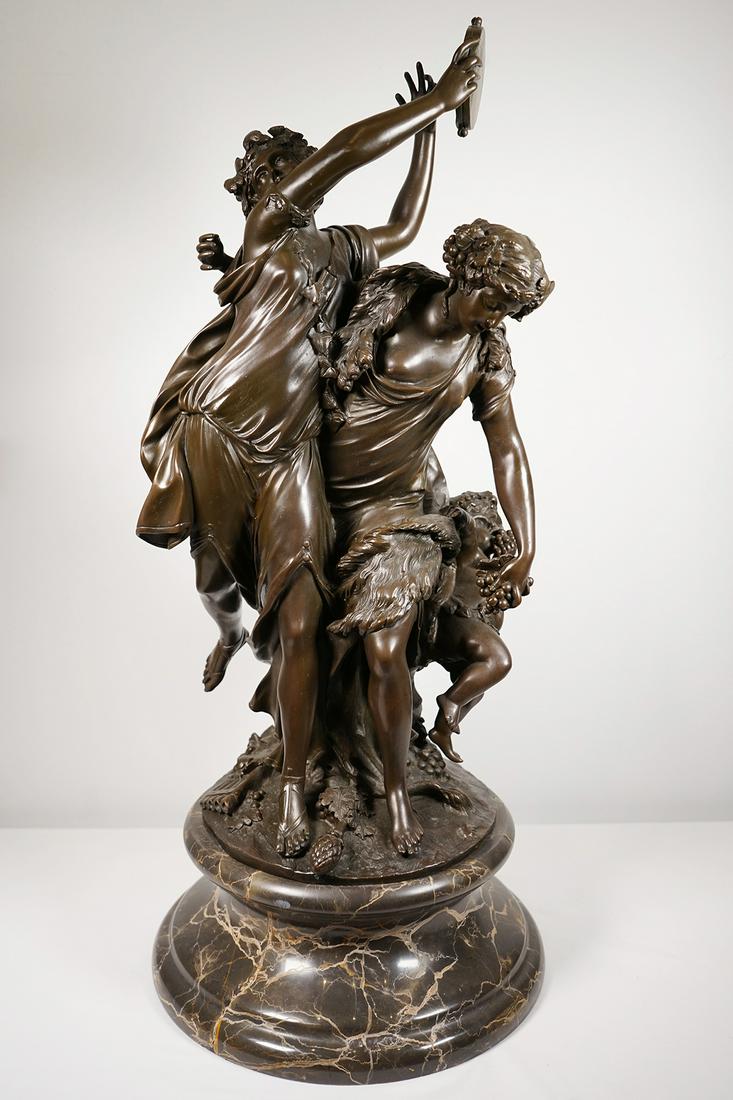 Signed Figurative Bronze Statue (1 of 8)