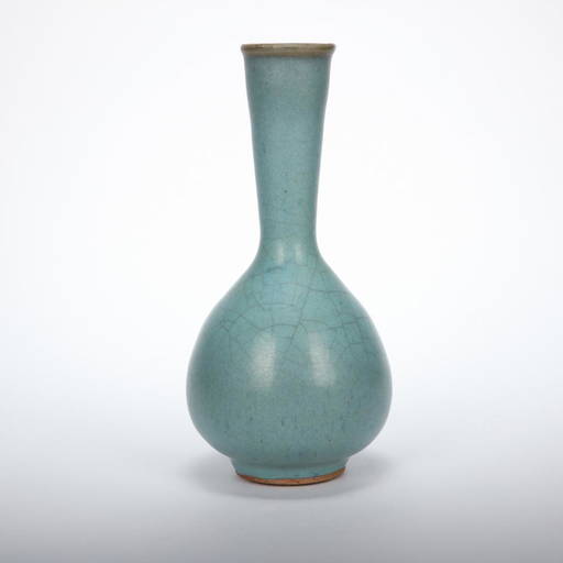 Chinese Jun Kiln Gooseneck Bottle