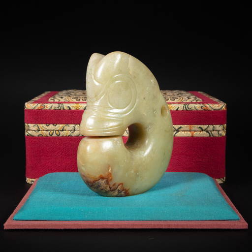 CHINESE HETIAN JADE PIG DRAGON, HONGSHAN CULTURE Sep 06, 2021