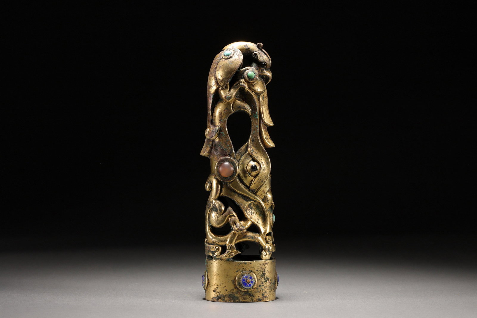 HAN DYNASTY GILDED BEAST (1 of 7)