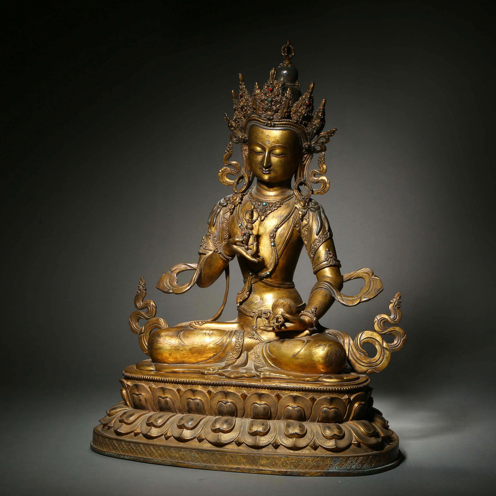 COPPER GILDED VAJRASATTVA (1 of 12)