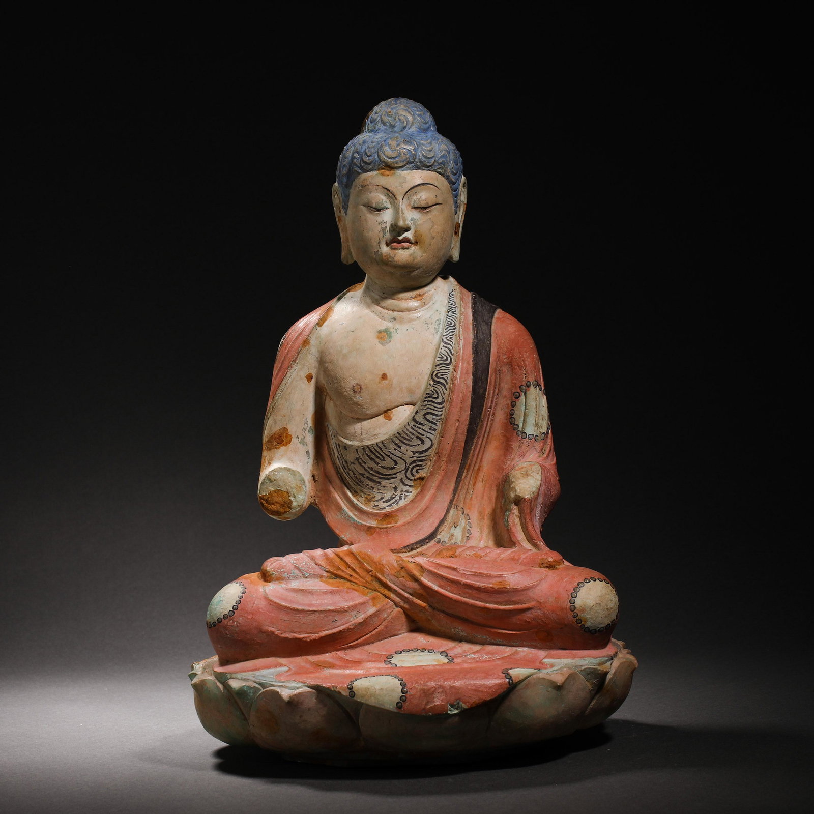 NORTHERN WEI STONE BUDDHA STATUE (1 of 9)