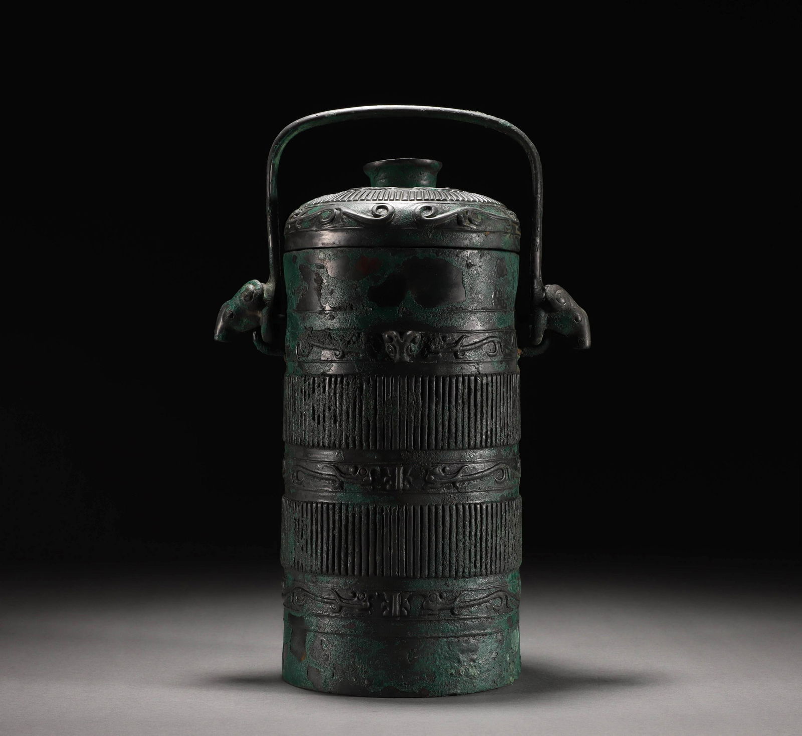 WARRING STATES BRONZE BEAM BARREL (1 of 10)