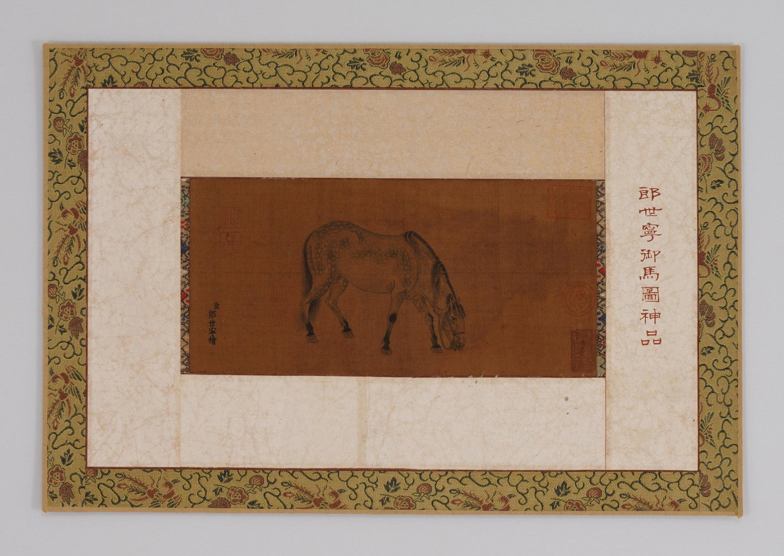CHINESE INK PAINTING, ROYAL HORSE BY LANG SHINING (1 of 9)