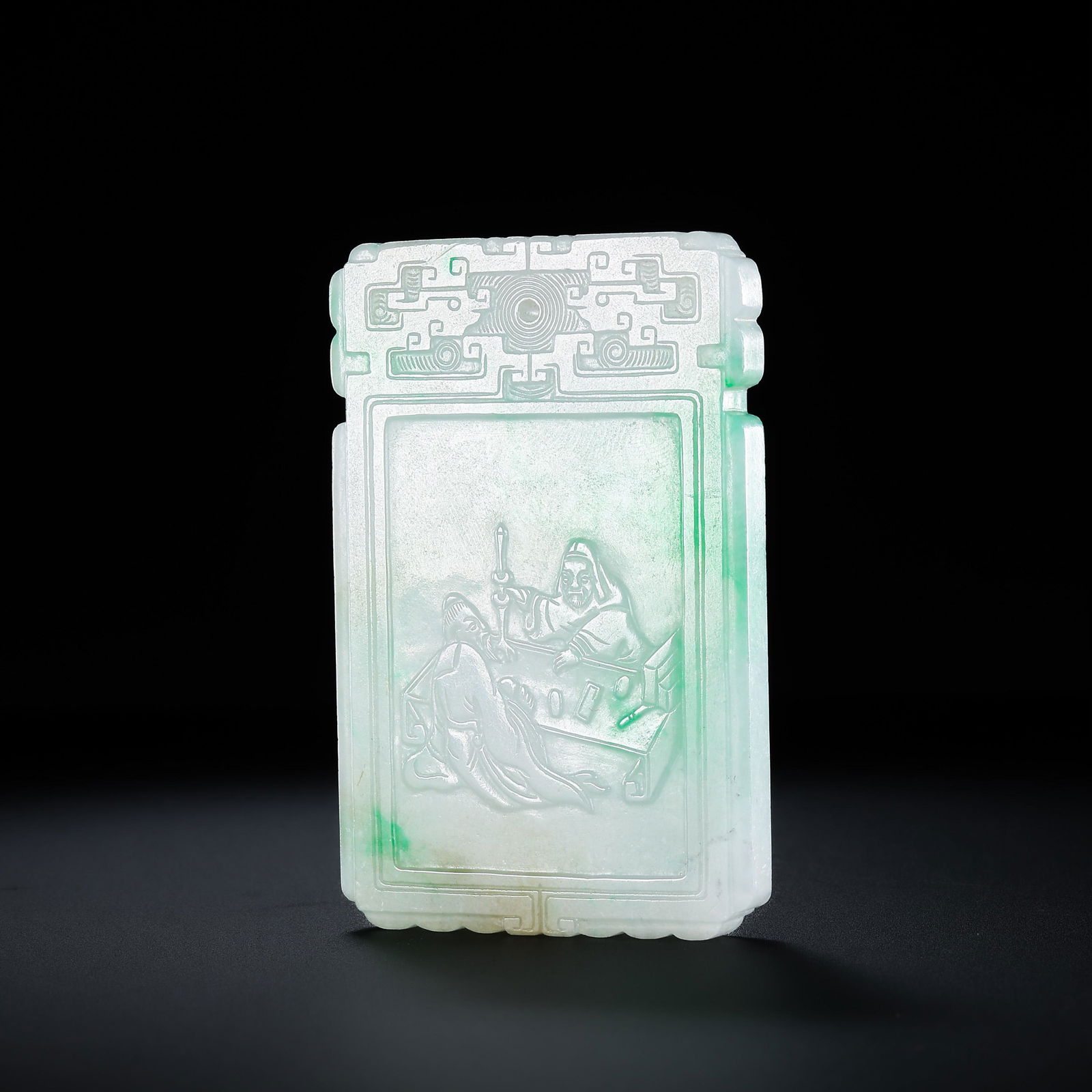 CHINESE QING DYNASTY JADEITE BRAND (1 of 8)