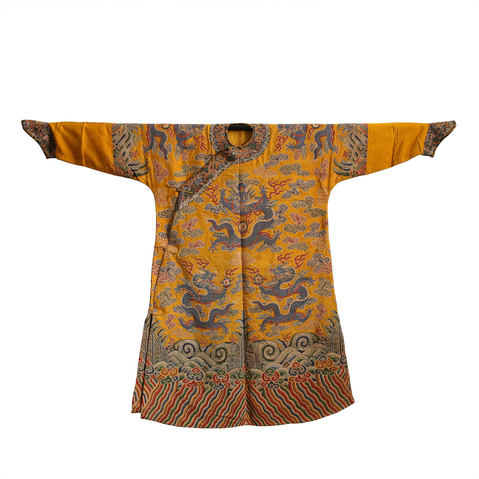 Chinese Qing Dynasty kesi dragon robe (1 of 8)