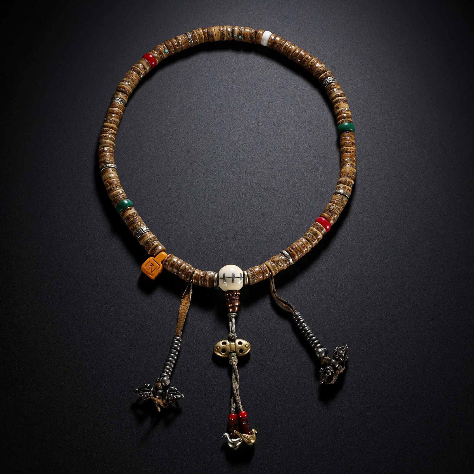 13th-14th century Chinese Tibetan Kabala rosary (1 of 13)