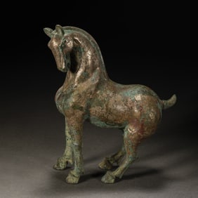 Chinese Han Dynasty Bronze Horse
