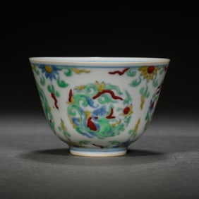 Chinese Ming Dynasty Chenghua period Doucai cup