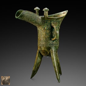Bronze Jue Cup from the Shang and Zhou Dynasties