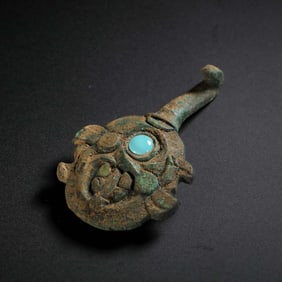 Chinese Han Dynasty Bronze Belt Hook