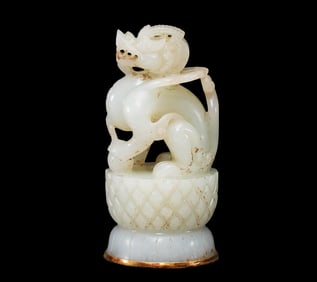Chinese Liao Dynasty Hetian Jade Dragon Head Seal