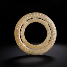 Chinese Han Dynasty Jade Bi