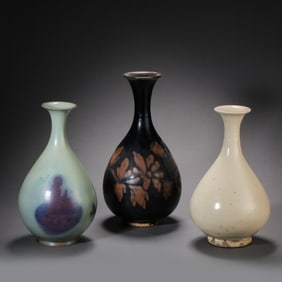 A group of Chinese Song Dynasty jade vases