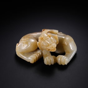 Chinese Han Dynasty Jade Beasts