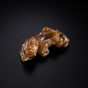 Chinese Han Dynasty Jade Beasts