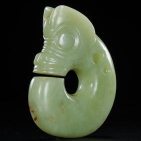 Jade Pig Dragon of Hongshan Culture during the Hongshan Period of China