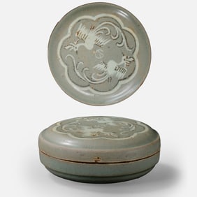 Korean Goryeo Celadon Lid Box