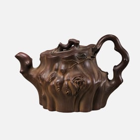 Ancient Chinese celebrity purple clay teapot