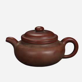 Ancient Chinese celebrity purple clay teapot