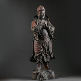 Bronze statue of Wei Tuo from the Ming Dynasty, China