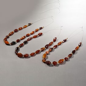 Agate necklace from the 10th century AD