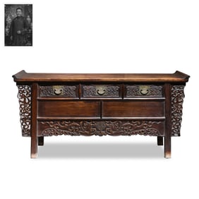 17th century Huanghuali wood altar table
