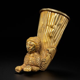 Pure gold cup from the sixth century BC, ancient Persian period