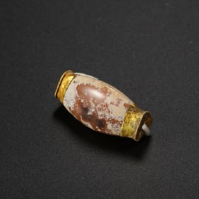 Tang Dynasty, 7th century, crystal and gold beads
