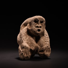 Neolithic Hongshan Culture 4000-3000 AD Stone Monkey