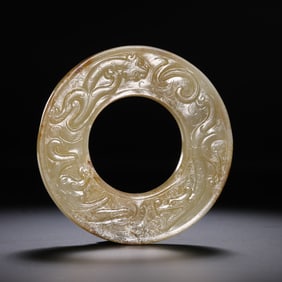 Hetian jade wall from the Han Dynasty, 100-200 BC