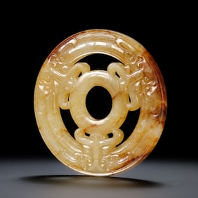 Hetian jade wall from the Han Dynasty, 100-200 BC