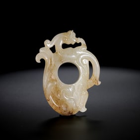 Hetian jade pendant from the Han Dynasty, 100-200 BC