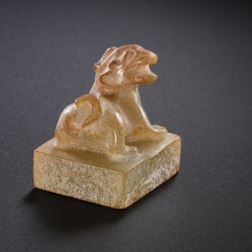 Hetian jade seal from the Han Dynasty, 100-200 BC