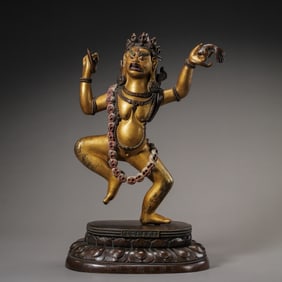 Buddha statues in the Six-Rank Buddhist Tower of the Qianlong Period of the Qing Dynasty