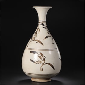 Cizhou kiln jade huchun vase from the Song Dynasty
