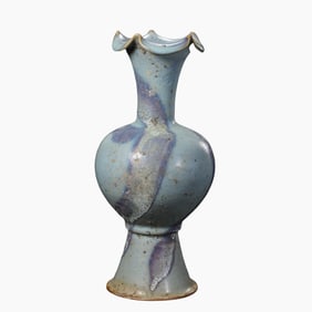 Jun kiln flower mouth vase from the Song Dynasty