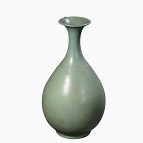 Song Dynasty Ru kiln jade huchun vase