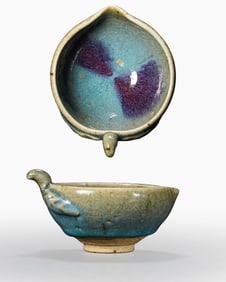 Jun kiln red spot washbasin from the Yuan Dynasty