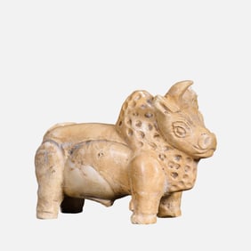 ANCIENT GREEK JADE ANIMAL PENDANT
