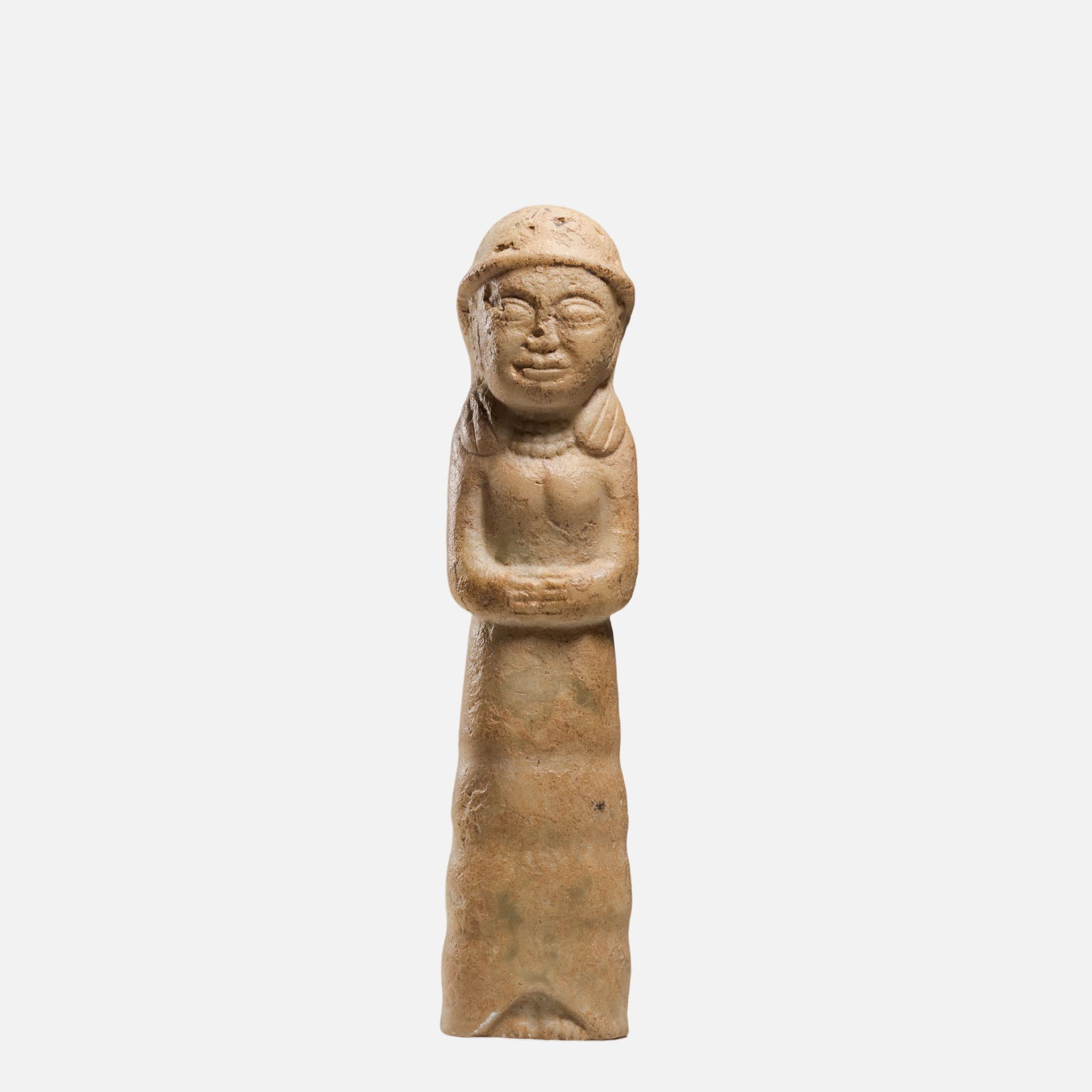 LIMESTONE RITUAL STATUE FROM MESOPOTAMIA, C. 3000 AD (1 of 9)